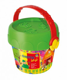 Giotto Be-bé gyurmázó játékvödör - farm